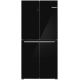 BOSCH Americano Syde by Syde  KMC85LBEA. Infinity 405. No Frost. Negro. Clase E